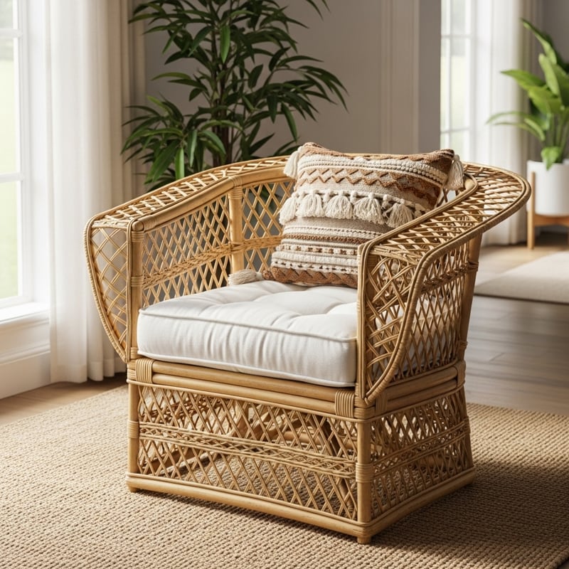 kursi rotan Bohemian