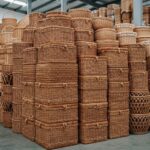 gudang keranjang rotan indonesia estetik