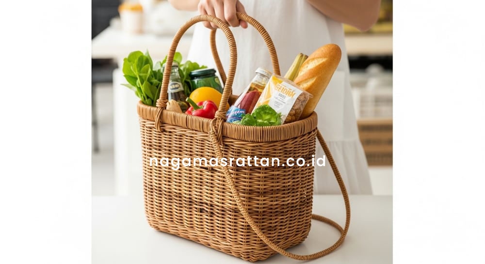 tas keranjang belanja rotan wanita (2)