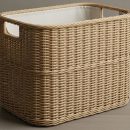 Keranjang Laundry Rotan Natural minimalis